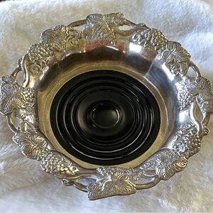 Wine Bottle Silver Plated Coaster/Slide